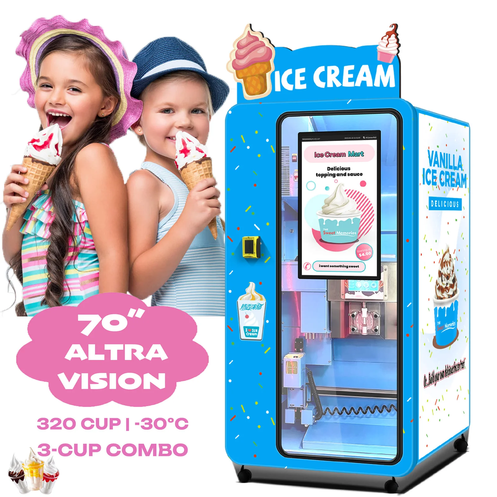 Altra-Vision Ice Cream Vending Machine