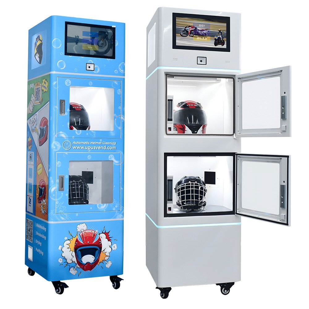 Automatic Helmet Cleaning Vending Machine