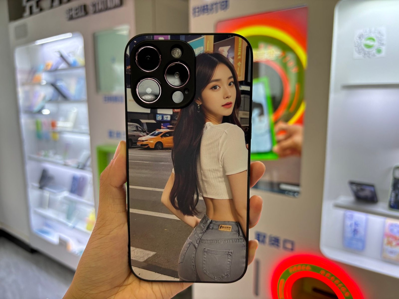 Custom photo phone case printing sample