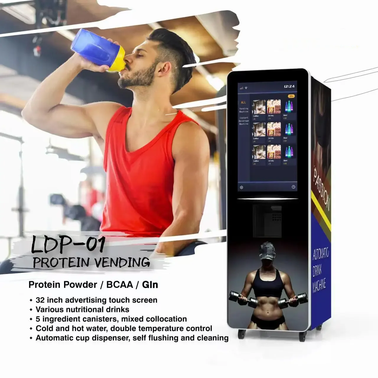 Protein Shake Vending Machine